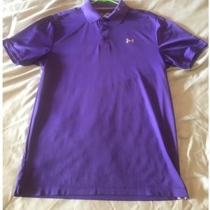 Men’s Purple Under Armour Polo Shirt